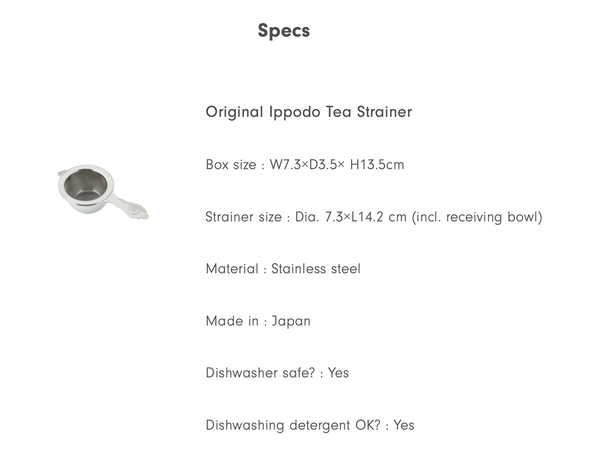 Ippodo - Original Ippodo Tea Strainer
