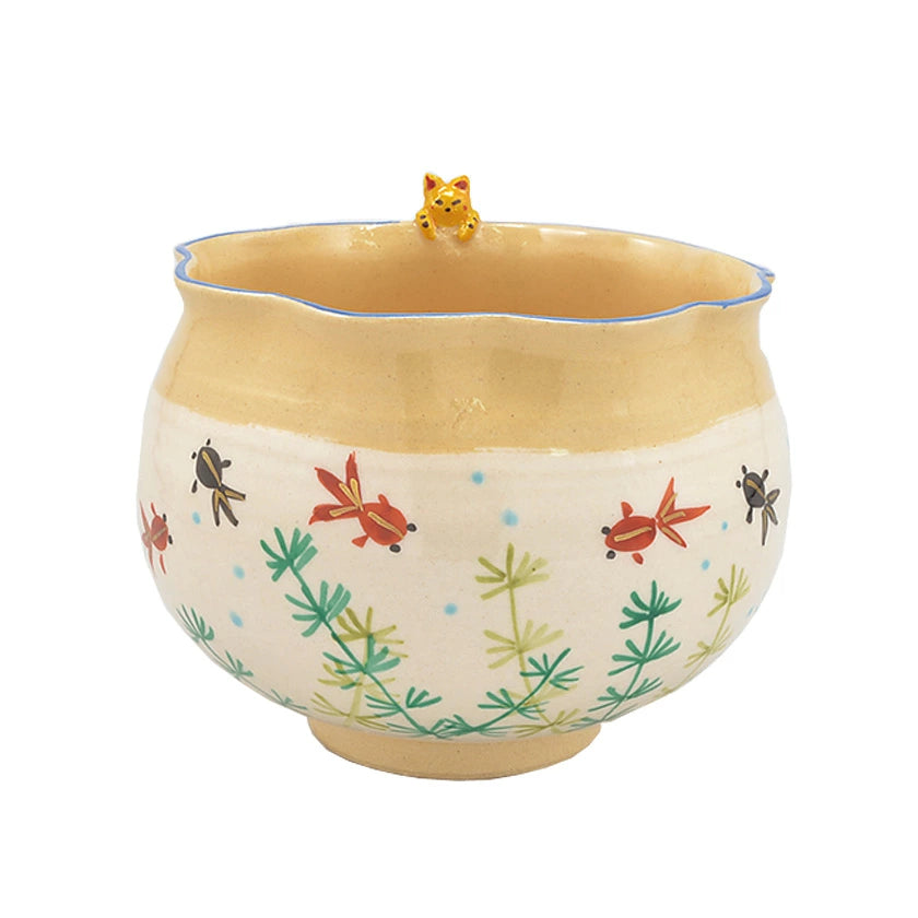 Takenaka Kōshō – Goldfish Matcha Bowl