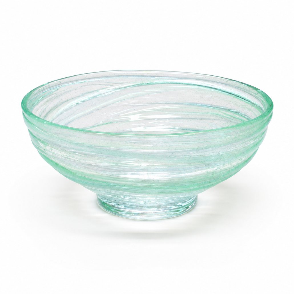 Handcrafted Glass Matcha Bowl