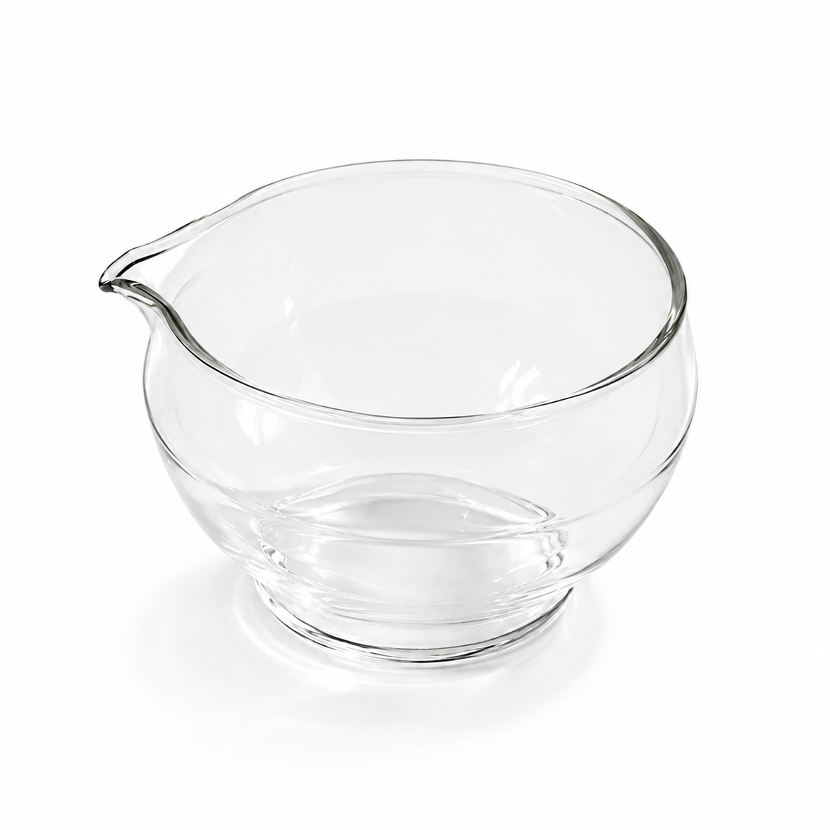 ORIGAMI - Glass Katakuchi Matcha Bowl