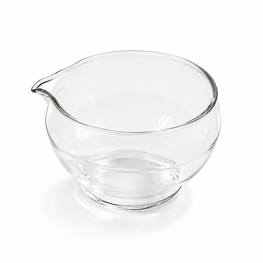 ORIGAMI - Glass Katakuchi Matcha Bowl