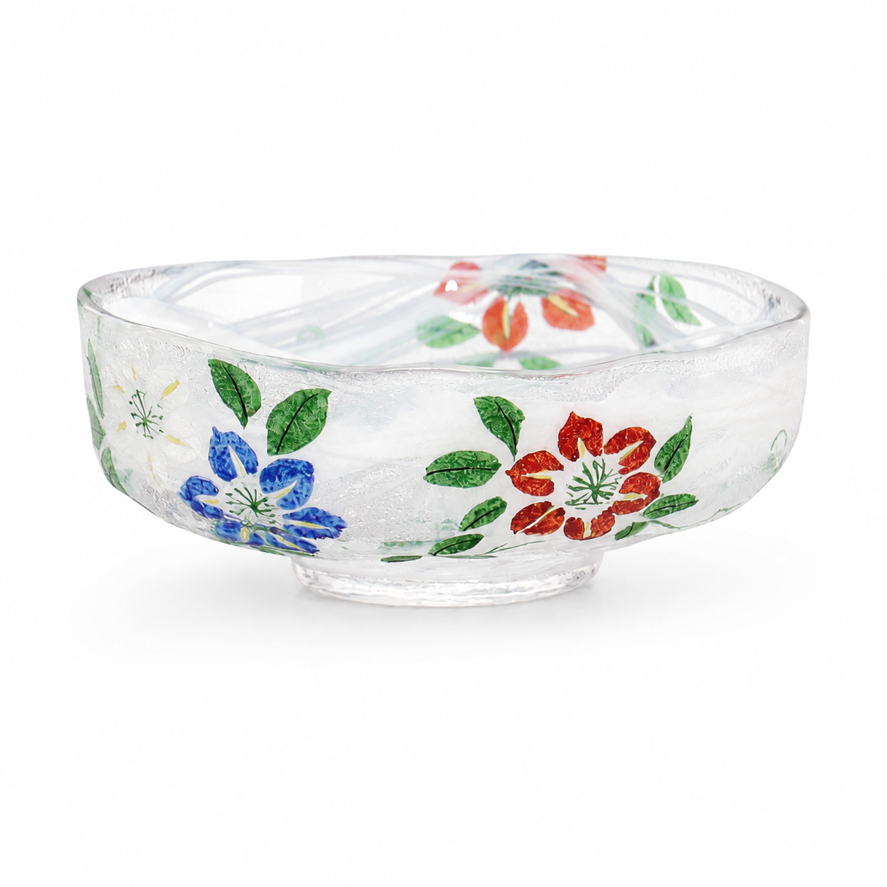 Kodemari gama - Flower Glass Matcha Bowl