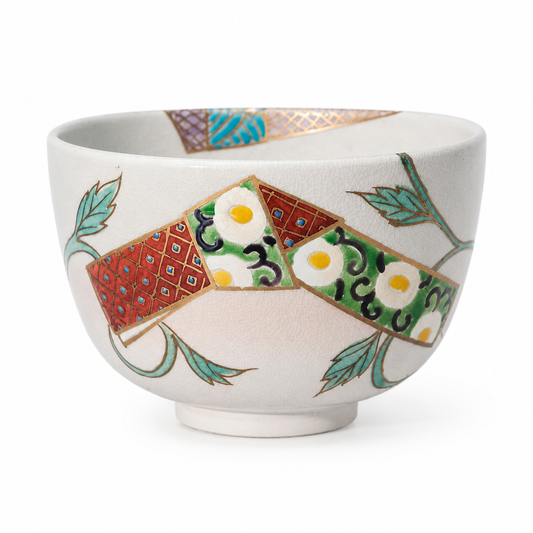 Japanese Chawan Kyoyaki by Heian Shiun
