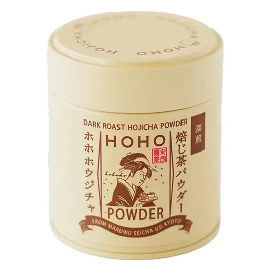 HOHO HOJICHA - Dark Roast Hojicha Powder (Kyoto exclusive) 30g Tin