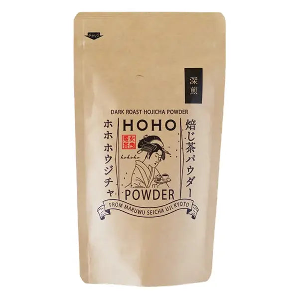 HOHO HOJICHA - Dark Roast Hojicha Powder 80g Bag (Kyoto exclusive)