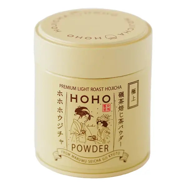 HOHO HOJICHA - Premium Light Roast Hojicha Powder (Kyoto exclusive) Tin