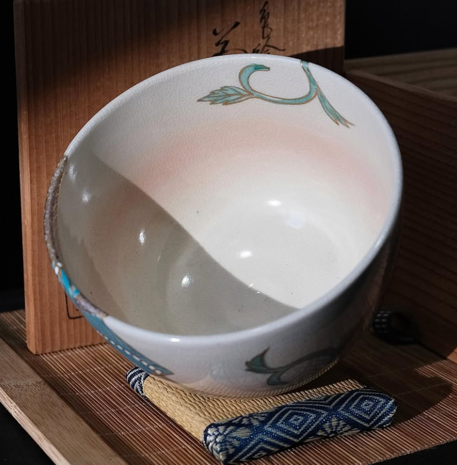 Japanese Chawan Kyoyaki by Heian Shiun